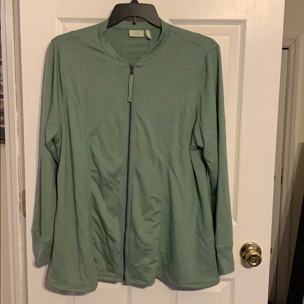 Logo lounge green jacket